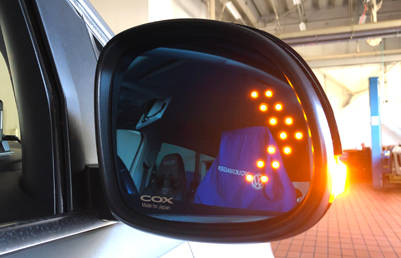 COX Multi Function LED Blue Mirror for VW Sharan(7N1)/Tiguan(5N